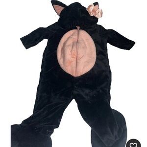 Gymboree Black Kitty Cat Kitten Halloween Costume Size 6-12 Months Vintage 2005